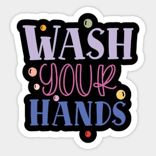 wash your hands Sticker